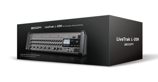 Zoom LiveTrak L-20R Digital Mixer Mesa Digital 20 canais
